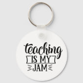 Cute Teaching is mijn jamleraar Sleutelhanger (Voorkant)