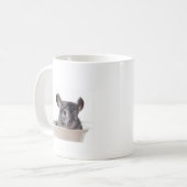 Cute Teacup Chinchilla Gray Koffiemok (Voorkant links)
