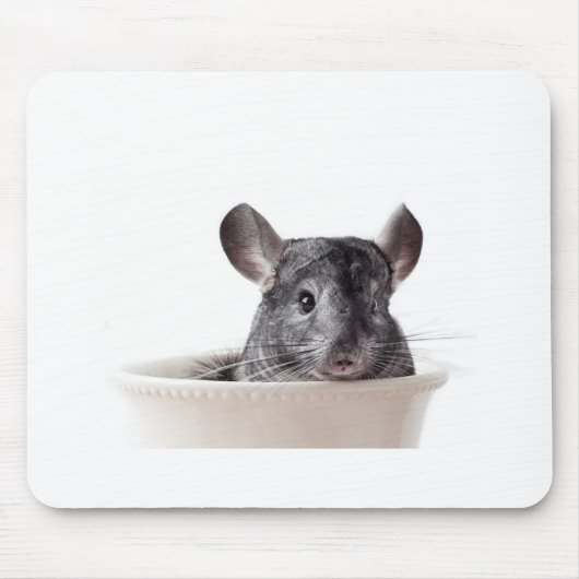Cute Teacup Chinchilla Gray Muismat (Voorkant)