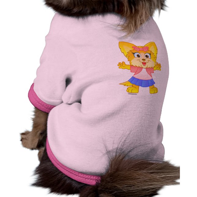 Cute Teakup Yorkie Dog Shirt (Achterkant)
