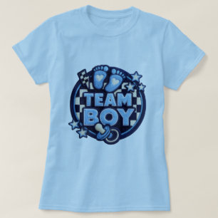 Cute Team Boy geslacht onthulling T-shirt