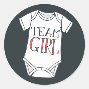 Cute Team Girl Gender onthullen sticker