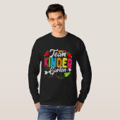 Cute Team Kindergarten Happy Back To School Teache T-shirt (Voorkant volledig)