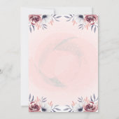 Cute Teapot Floral Tea Party Baby shower Kaart (Achterkant)