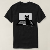 cute tech support cat  t-shirt (Design voorkant)