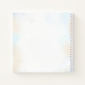 Cute Teddy Bear 1st Birthday Guest Book Notitieboek (Achterkant)