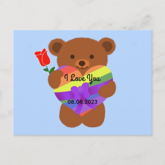 Cute Teddy Bear #2 Briefkaart (Voorkant)