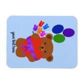 Cute Teddy Bear #3 Magnet Magneet (Horizontaal)