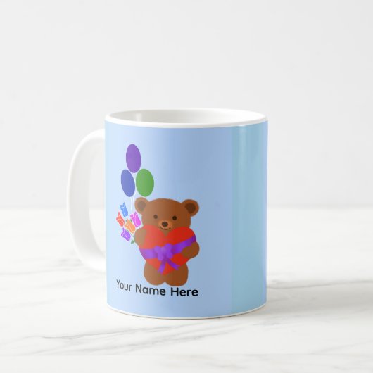 Cute Teddy Bear #3 Mok (Voorkant links)