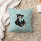 Cute Teddy Bear Accent Pillow Kussen (Deken)