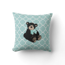 Cute Teddy Bear Accent Pillow