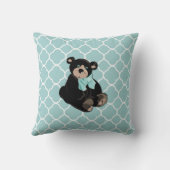 Cute Teddy Bear Accent Pillow Kussen (Achterkant)