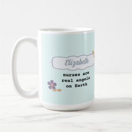 Cute Teddy Bear Angel Gift Mok voor verpleegkundig