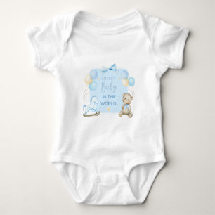 Cute Teddy Bear Baby Boy Rompertje Welcome to the Romper