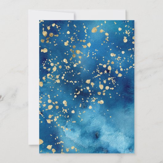 Cute Teddy Bear Baby Boy Shower Bedankkaart (Achterkant)