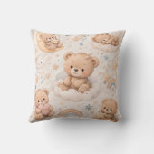 Cute Teddy Bear Baby Pillow Kussen (Achterkant)