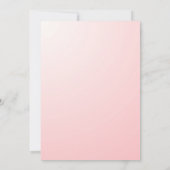 Cute Teddy Bear Baby shower Invitation Kaart (Achterkant)