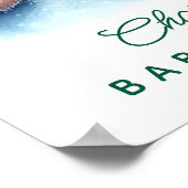 Cute Teddy Bear Baby shower Poster (Hoek)