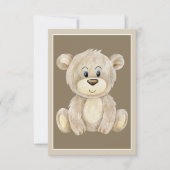 Cute Teddy Bear Bedankt (Voorkant)