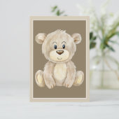 Cute Teddy Bear Bedankt (Staand voorkant)