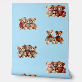 Cute Teddy Bear Behang