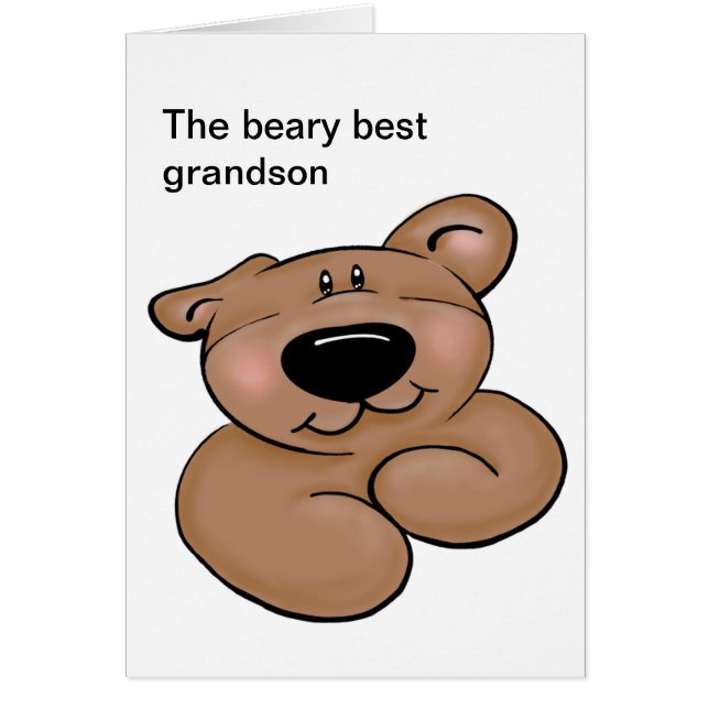 Cute Teddy Bear Birthday (Voorkant)