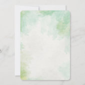 Cute Teddy Bear Birthday Party Kaart (Achterkant)