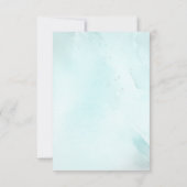 Cute Teddy Bear Boy Baby shower Dank u wel Bedankkaart (Achterkant)