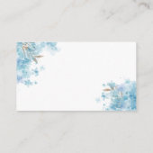 Cute Teddy Bear Boy Baby shower Diaper Raffle Informatiekaartje (Achterkant)