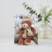 Cute Teddy Bear Briefkaart (Staand voorkant)