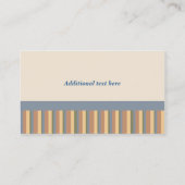 Cute Teddy Bear Chef Bakery Visitekaartje (Achterkant)