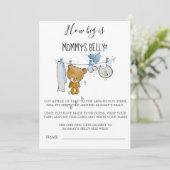 Cute Teddy Bear Clothes Hoe groot is de buik van m (Staand voorkant)