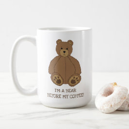 Cute Teddy Bear Coffee Mok