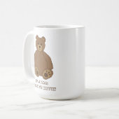 Cute Teddy Bear Coffee Mok (Voorkant links)