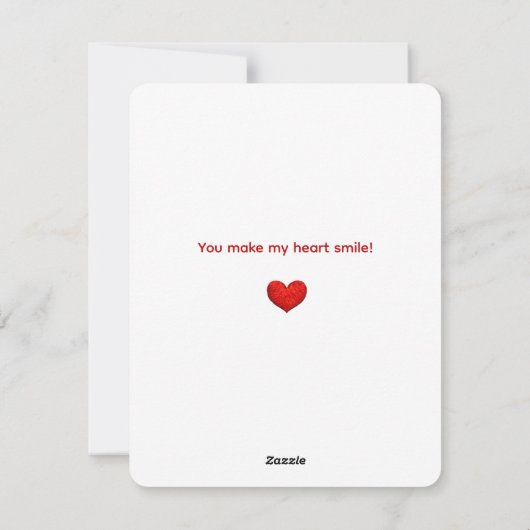 Cute Teddy Bear Couple in Love Feestdagenkaart (Achterkant)