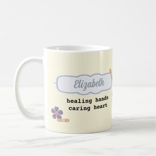 Cute Teddy Bear Custom Gift Mok for Nurse (Links)