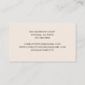 Cute Teddy Bear Daycare Visitekaartje (Achterkant)