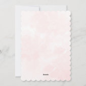 Cute Teddy Bear die een Red Heart Valentijnse draa Feestdagenkaart (Achterkant)