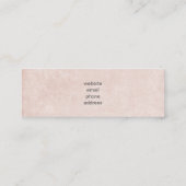 Cute Teddy Bear die een rood hart draagt Mini Visitekaartje (Achterkant)