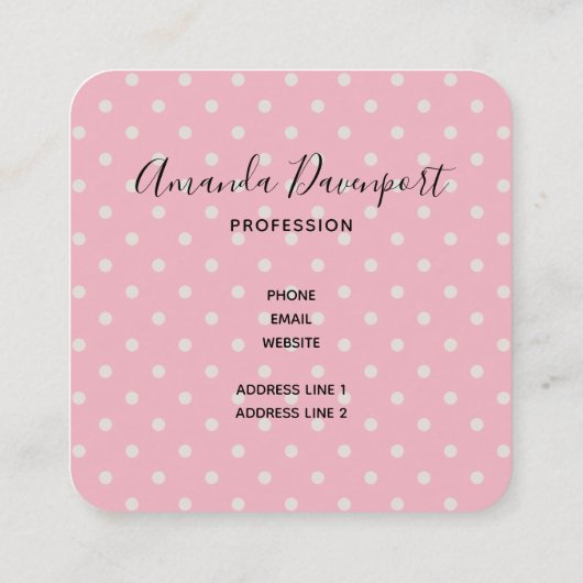 Cute Teddy Bear die een rood hart draagt Vierkante Visitekaartje (Achterkant)