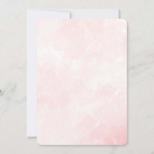 Cute Teddy Bear draagt een Rode Harthag Kaart (Achterkant)