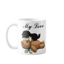 Cute Teddy Bear en Black Cat - Mijn liefde