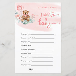 Cute Teddy Bear Eucalyptus Wreator Baby shower Gam