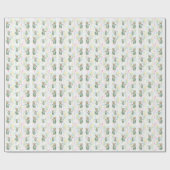 cute teddy bear green background cadeaupapier (Vlak)