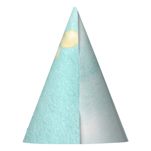 cute teddy bear green background feesthoedjes (Achterkant)