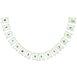 Cute teddy bear green wallpaper vlaggetjes