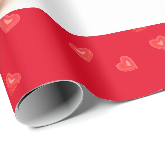 Cute Teddy Bear Happy Valentine's Day Cadeaupapier (Rol Hoek)