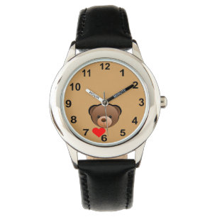 Cute Teddy Bear Horloge
