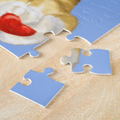 Cute Teddy Bear Hypnotist in blauw Legpuzzel (Zijkant)