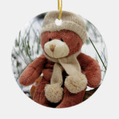 Cute Teddy Bear Keramisch Ornament (Voorkant)